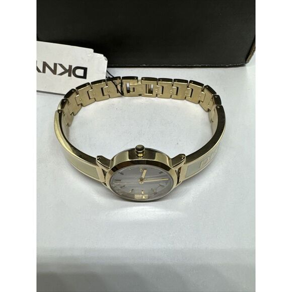 DKNY Soho NY2358 Women Gold Tone Stainless Steel Analog Dial Quartz Watch JNA195 main image 4